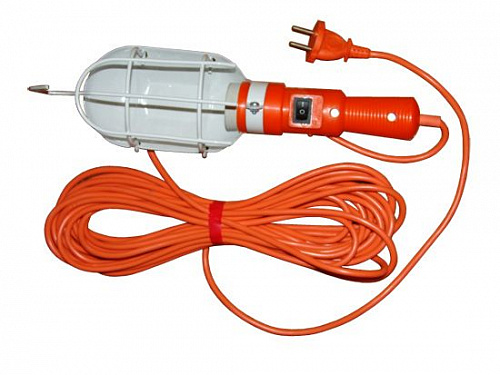Светильник Переноска 60Вт 5м 220В с выключателем и решеткой