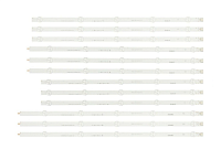 Светодиодные планки подсветки для LG 50" (комплект 12шт) ROW2.1 Rev 0.4 1 L1/R2 6916L