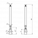 Антенна телескопическая D7mm 170-870mm AST-17