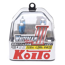 Галогенная лампа головного света HB4 Koito WhiteBeam III 12V 55W P22d (9006) P0757W 2шт (Уценка)