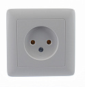 Розетка 1-ая с/у без з/к Schneider Electric ХИТ 250V 16A белый