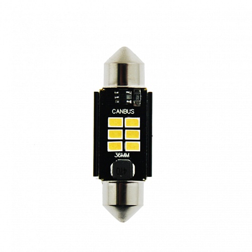 Светодиодная лампа C5W (T11x36) Vizant 12V B344 6 SMD White 2 шт.