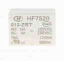 HF7520/012-ZST  12VDC, 16A, 1C, Реле электромагнитное HF7520/012-ZST  12VDC, 16A, 1C