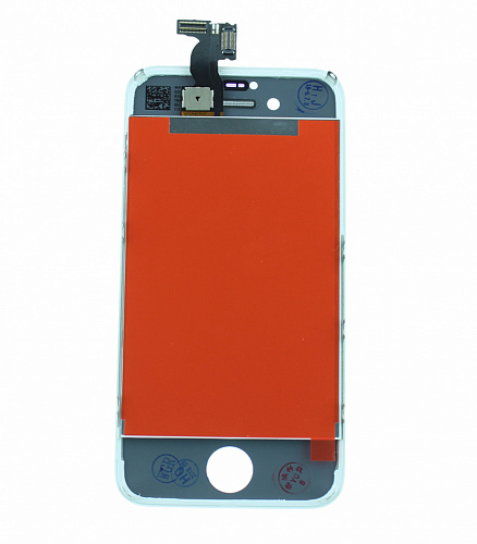 Дисплей для iPhone 4s + тачскрин (белый) с рамкой AAA 