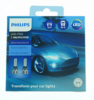 Светодиодная лампа H8/H11/H16 Philips Ultinon Essential LED-FOG 6500K 12/24V 11366UE2X2 2шт