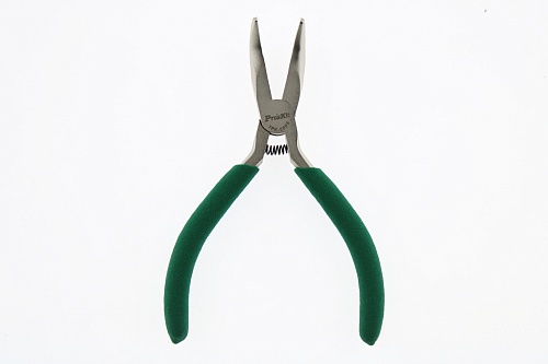 Тонкогубцы 130мм ProsKit 1PK-055S изогнутые 