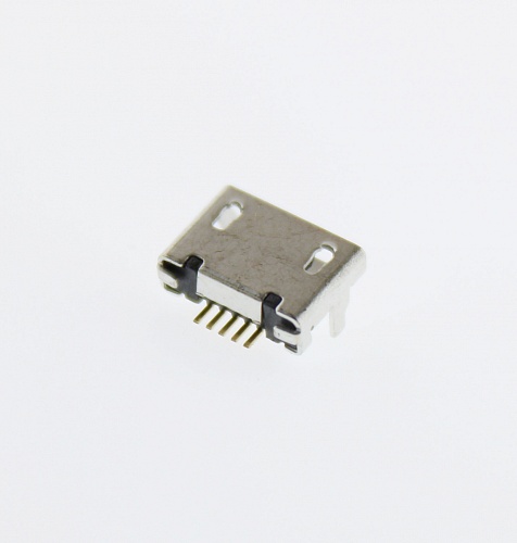microUSB гнездо на плату универсальный 10, Разъём