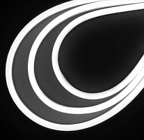 Лента светодиодная Neon mini PRO 8W/m CW (12v, smd2835, 120led/m, 0612, Silicon+PVC, 50m) белый холодный