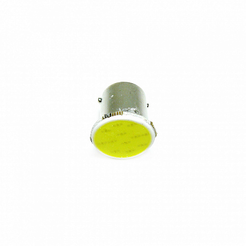 Светодиодная лампа R5W (BA15S) 12V 1 COB LED White 