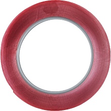 Двухсторонний скотч REXANT, прозрачный, на акриловой основе, 9 мм, ролик 5 м