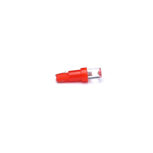 Светодиодная лампа T5 (W1.2W) 12V 1 LED Red 