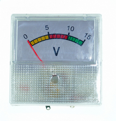 Вольтметр 15V (40х40мм)