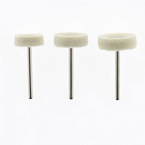 Круги полировочные FIT, шерсть (3шт)