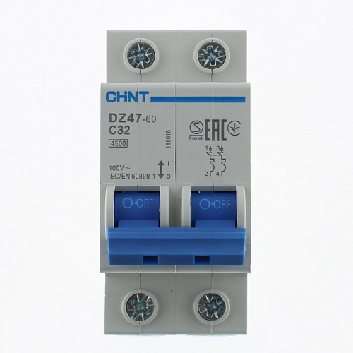 Выключатель автоматический DZ47-60 2P C32 