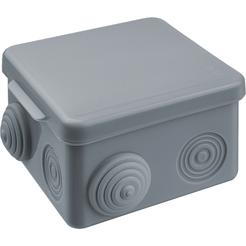 Коробка Navigator NSS-DB-80-80-50-7-GR распаячная открытого монтажа
