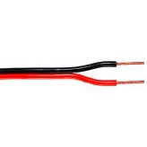 Кабель акустический ШВП2 2x2.5 (ШВПТ), медный, черно-красный