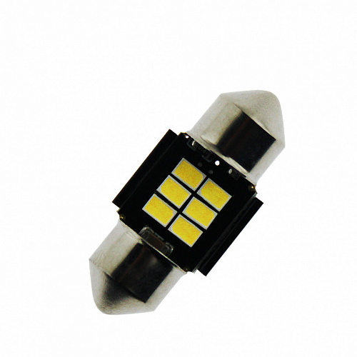 Светодиодная лампа C5W (T11x28) Vizant 12V B347 6 SMD White 2 шт.