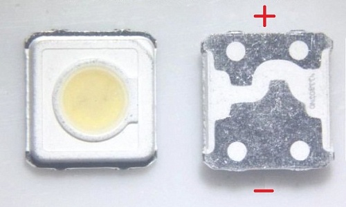 Светодиод White SPBWH1332S1BVC1BIB 3-3.6V (для ремонта подсветки ЖК ТВ LED-3537)