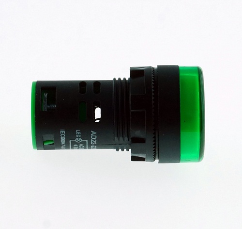 Индикатор AD16-22DS [AD22-22DS] зеленый 220В
