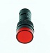Индикатор ARG2-16FP-W-R220 (AR-AD16-16DS) красный ~220В