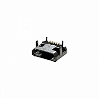 microUSB 5BF 11 гнездо в плату, Разъём