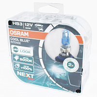 Галогенная лампа головного света HB3 Osram Cool Blue Next 12V 60W P20D 9005CBN-HCB 2 шт.