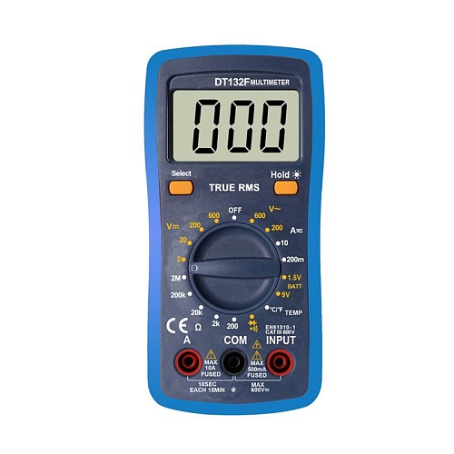 Мультиметр DT132F. True RMS (True Root Mean Square - истинное среднеквадратичное значение) 