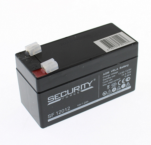 Аккумулятор свинцово-кислотный Security Force SF 12012 (12V, 1.2Ah)