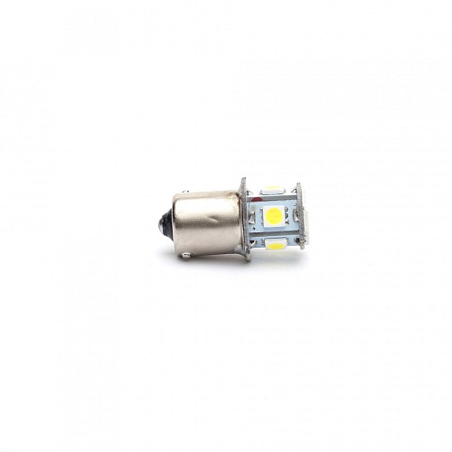 Светодиодная лампа R5W (BA15S) 12V 5050 8 SMD LED White