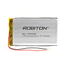 Аккумулятор Robiton LP504368 (Li-pol, 3.7V, 1600mAh, 5х43x68mm) 