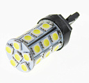 Светодиодная лампа W21W (T20) 12V 5050 27 SMD LED White Lumen