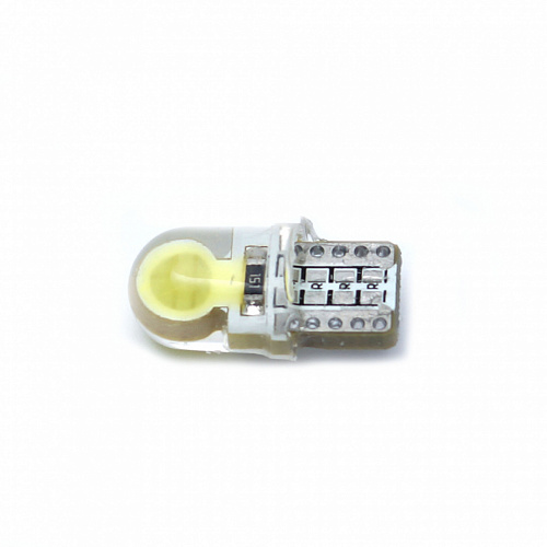 Светодиодная лампа T10 (W5W) 12V 1 COB CL LED White 