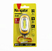 Светодиодный фонарь-брелок Navigator NPT-KC07-Y-2CR2032 брелок пласт.1COB LED(1Вт) 3 реж.желт