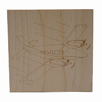 Доска для выжигания 12-0915 "Самолёт" 