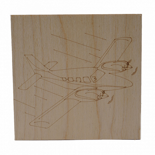 Доска для выжигания 12-0915 "Самолёт" 