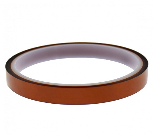 Термостойкая полиамидная клейкая лента желтая (термоскотч) 10мм х 20м (max.t=280°C)