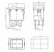 Переключатель клавишный KCD1-201N-4-C3 Y/4P on-off желтый