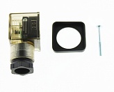 Коннектор для катушек DIN43650A 2+1 SB202-L 12-36VDC