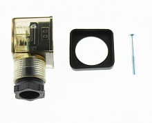 Коннектор для катушек DIN43650A 2+1 SB202-L 12-36VDC