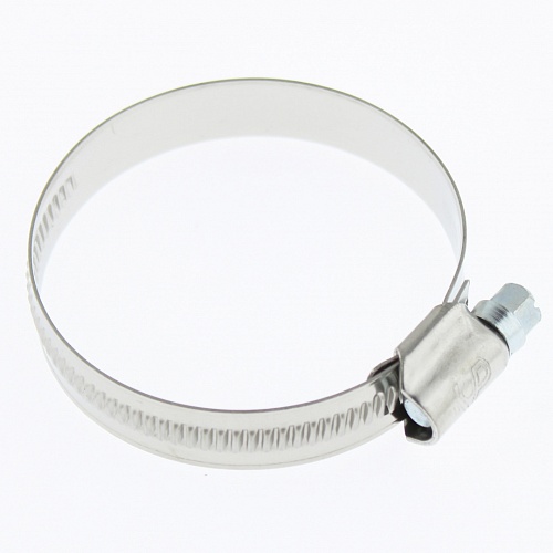 Хомут червячный 40-60/12-0,8мм, нержавеющая сталь W2