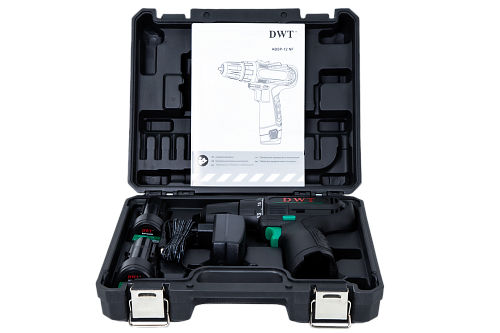 Аккумуляторная дрель-шуруповерт 24Нм DWT ABSP-12 NF-2 BMC