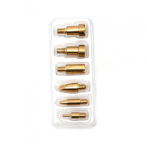 Прибор для выжигания Rexant 12-0186 220В 30Вт, (6 насадок + краски) 