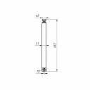 Антенна телескопическая D5mm 67-230mm AST-2