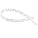 Стяжка Rexant 10.0х300 (многоразовая)(20шт) белая