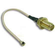 UFL-F/RPSMA-F JF1R6-CR3-41 переходник гибкий, Разъём высокочастотный