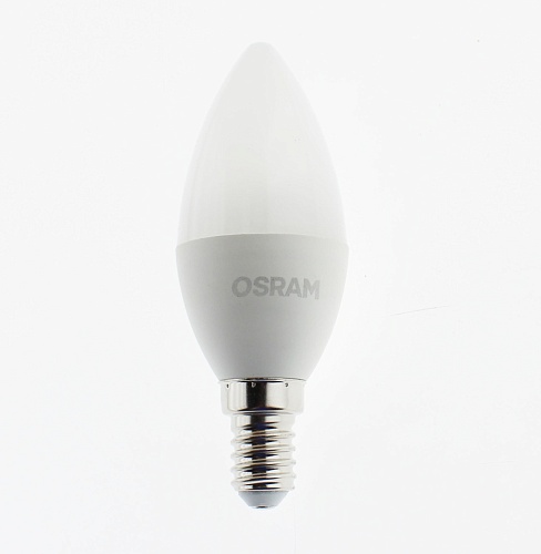 Лампа "свеча" светодиодная OSRAM LED Star 7Вт, 600лм, 6500К, E14 (замена 60Вт) 1