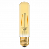 Лампа филаментная светодиодная "цилиндрическая" OSRAM Vintage1906 CL F21 2,8W 200lm 2400K E27 золотистая