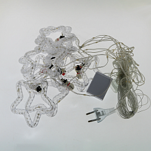 Гирлянда "бахрома звезды и фигурки" Navigator NGF-D035-01 WW 3*0.6м IP20