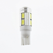Светодиодная лампа T10 (W5W) 12V 5630 10 SMD White Lumen