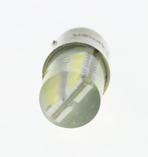 Светодиодная лампа P21/5W (BAY15d) 12V 5050 12 SMD Sil LED White Lumen